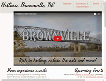 Tablet Screenshot of brownville-ne.com